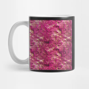 glitch design pink Mug